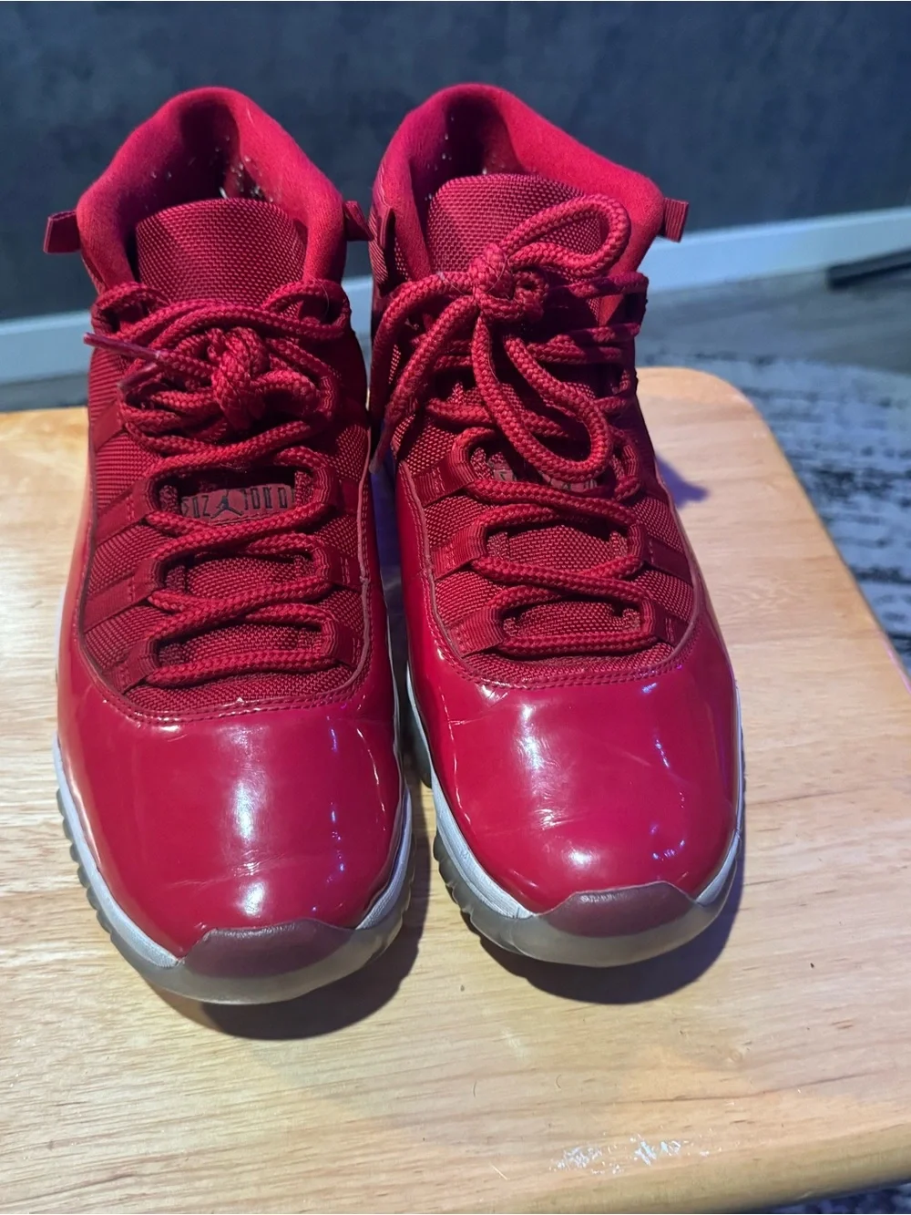 Jordan Men's Red High-Top Athletic Sneakers